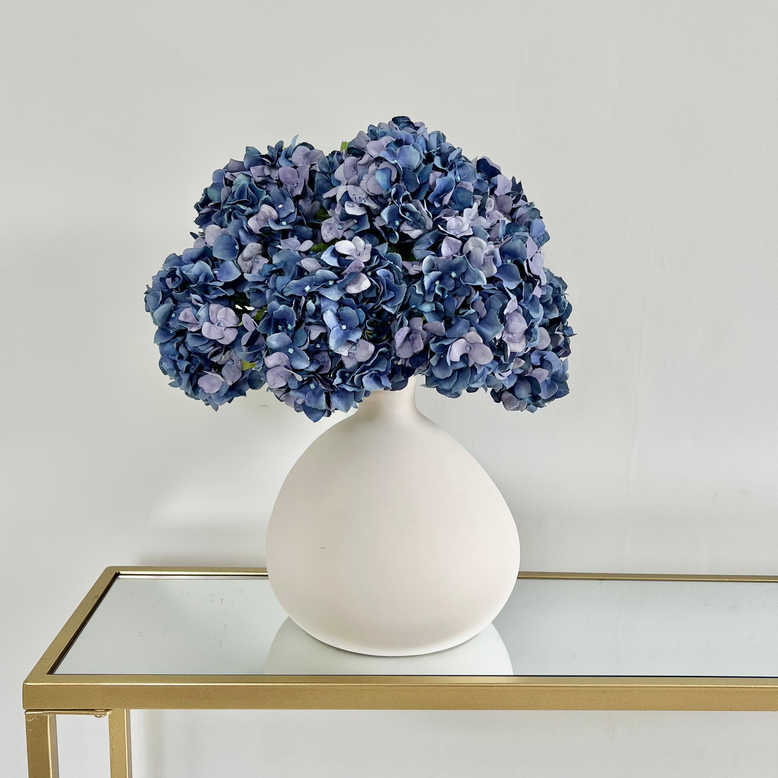 Wholesale Artificial Flowers High Quality Faux Silk Flowers for Wholesale and Trade Artificial Blue Dried Hydrangea in bulk