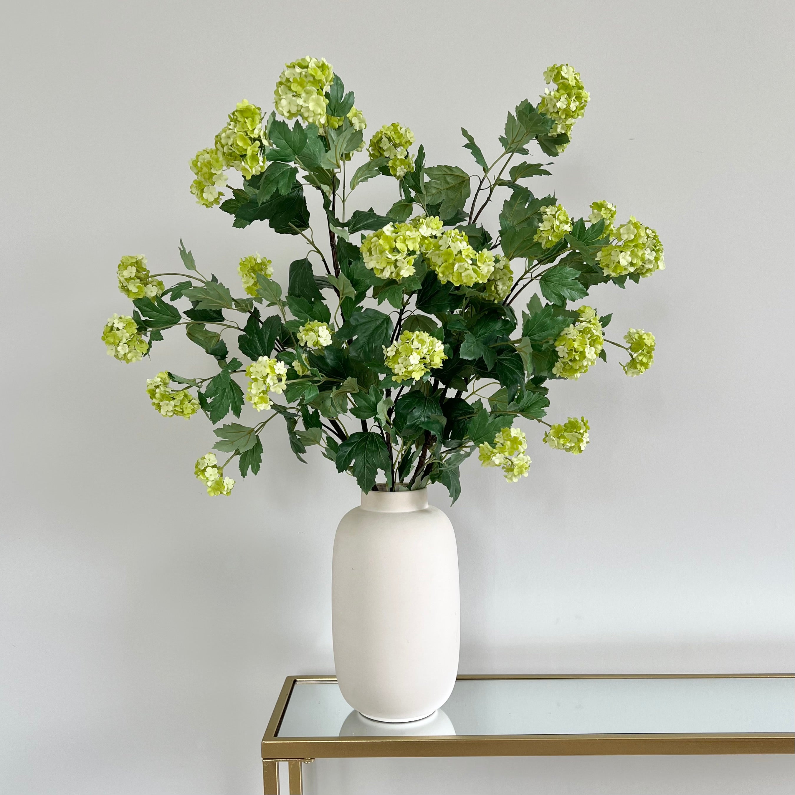 Wholesale Artificial Flowers High Quality Faux Silk Flowers for Wholesale and Trade Artificial Bright Green Viburnum in bulk ABX8564BGR
