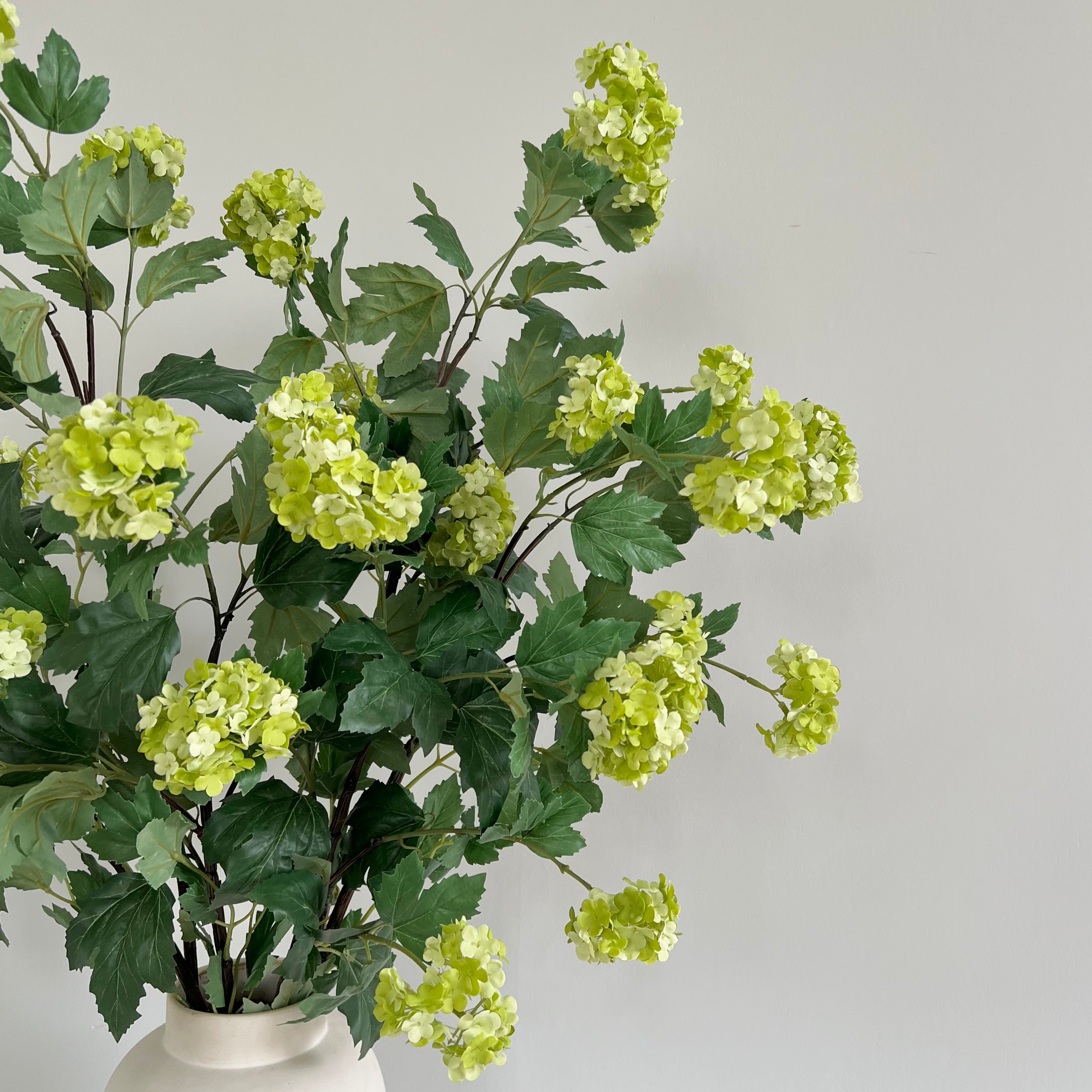 Wholesale Artificial Flowers High Quality Faux Silk Flowers for Wholesale and Trade Artificial Bright Green Viburnum in bulk ABX8564BGR