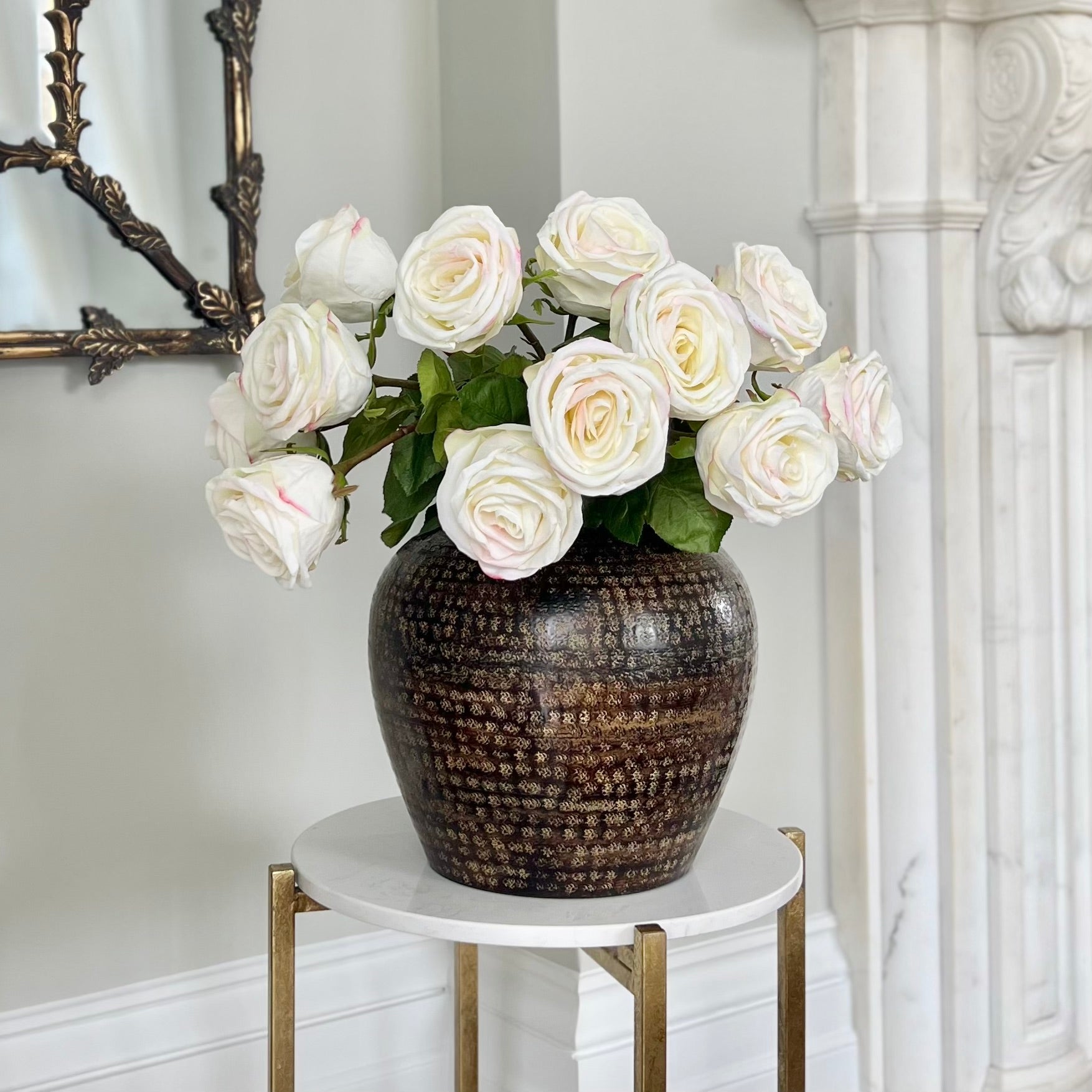 Wholesale Artificial Flowers High Quality Faux Silk Flowers for Wholesale and Trade Artificial White Large Rose in bulk