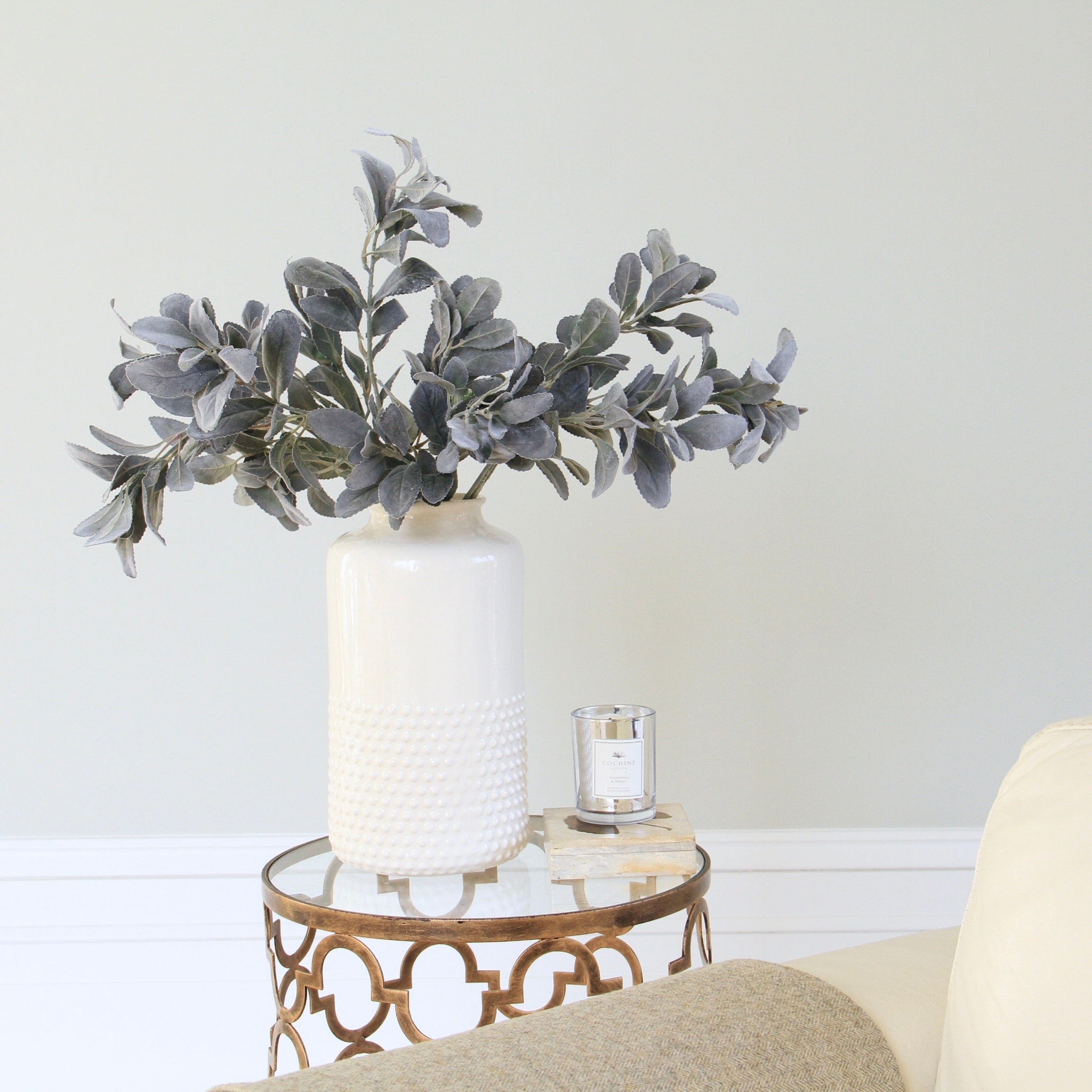 Artificial flowers luxury faux silk Lambs Leaf lifelike realistic faux flowers buy online from Amaranthine Blooms UK ABX6621GR