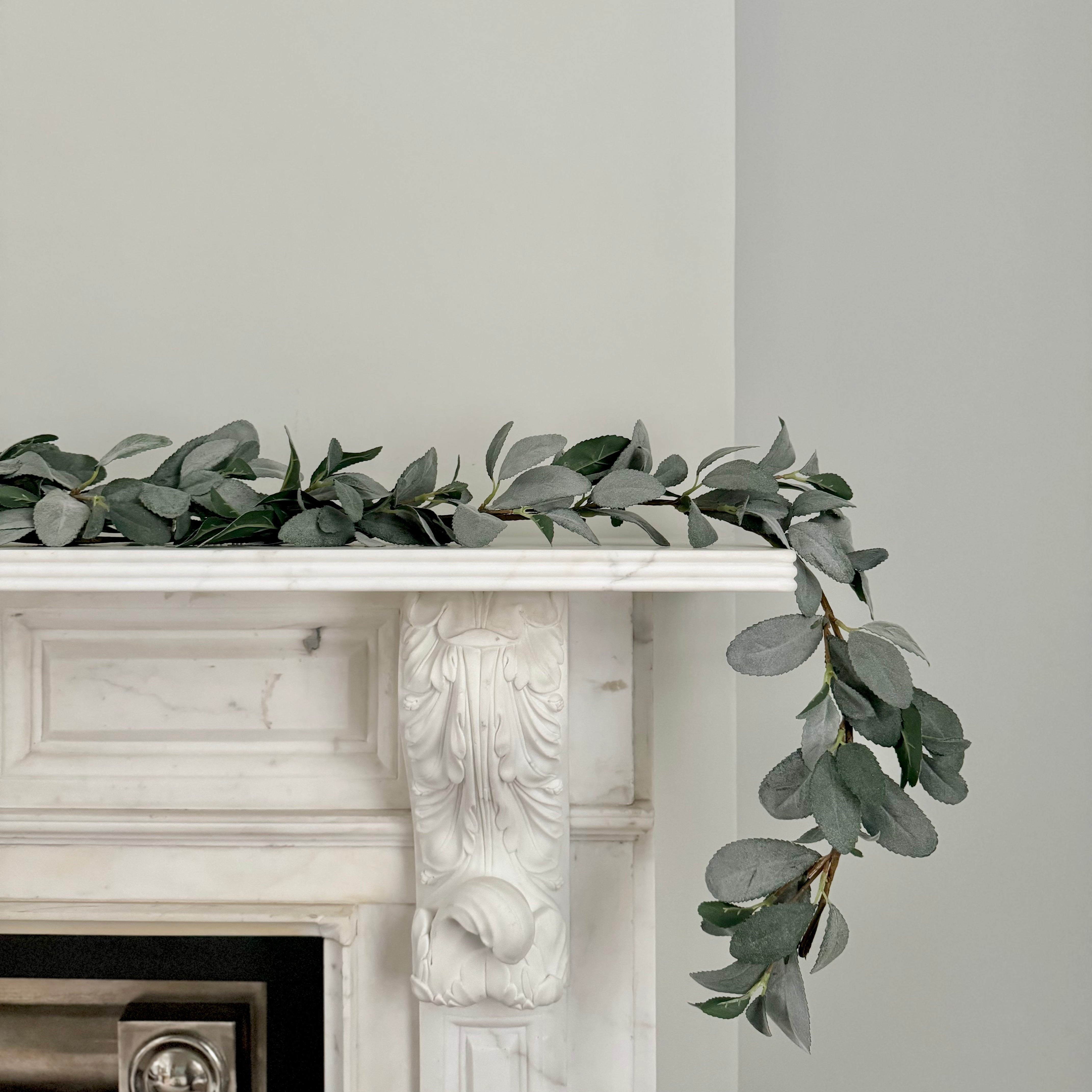 Luxury Lifelike Realistic Artificial Fabric Faux Silk Luxury Green Lambs Leaf Garland ABX0708GR Artificial Flower Arrangement with Faux Foliage Buy Online from The Faux Flower Company Trade Wholesale