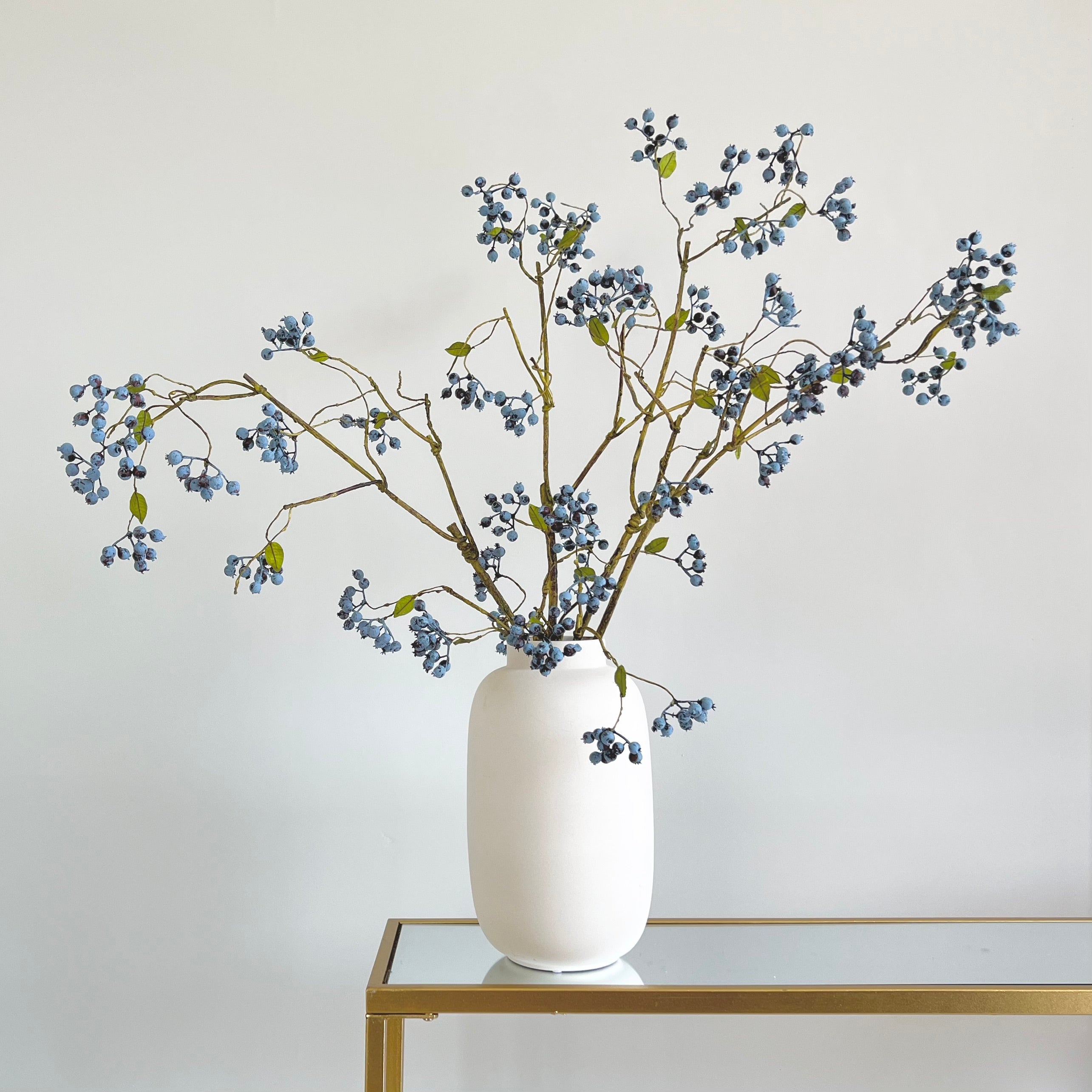 Wholesale Artificial Flowers High Quality Faux Silk Flowers for Wholesale and Trade Artificial Blueberry Spray in bulk