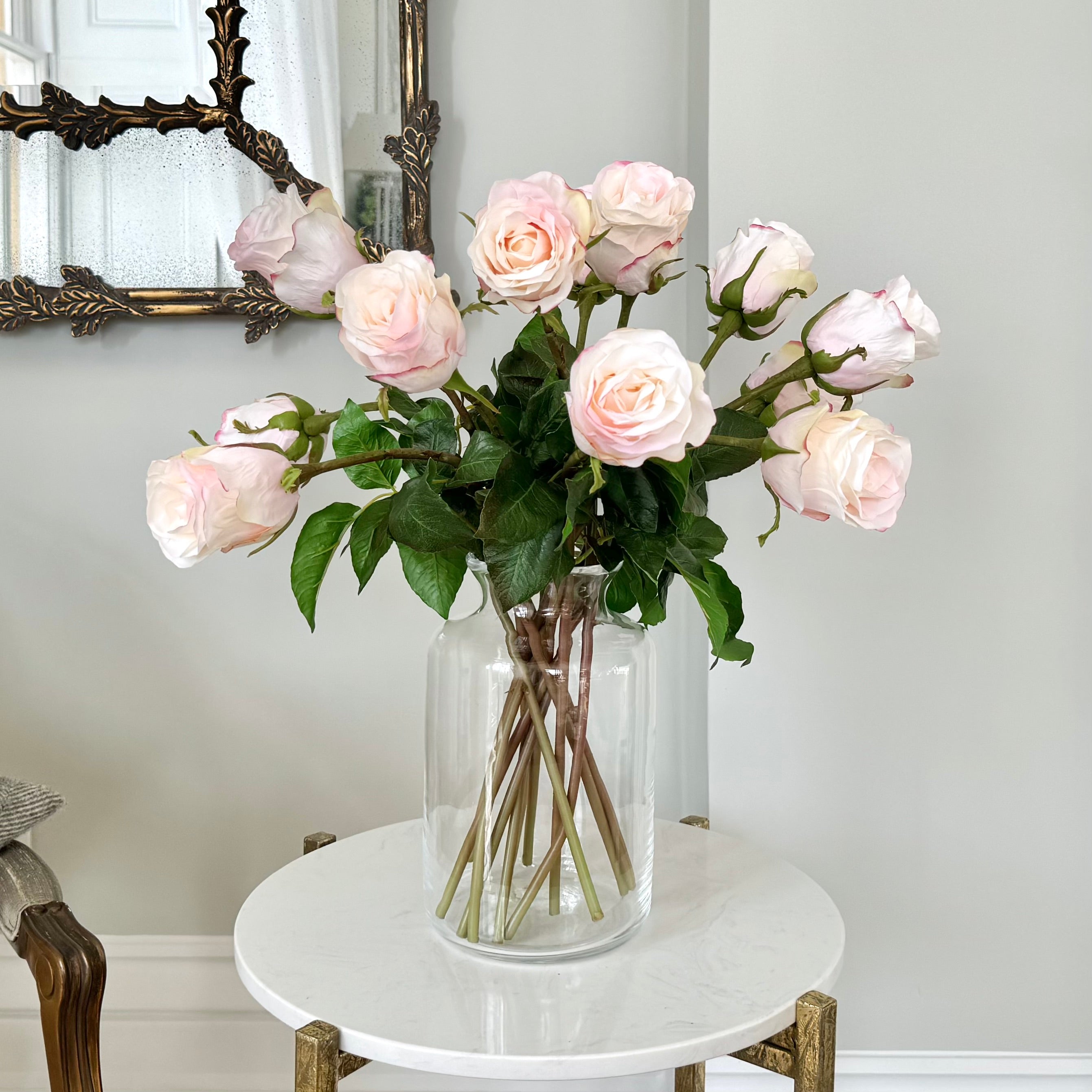 Wholesale Artificial Flowers High Quality Faux Silk Flowers for Wholesale and Trade Artificial Blush Pink Rose Bud in bulk