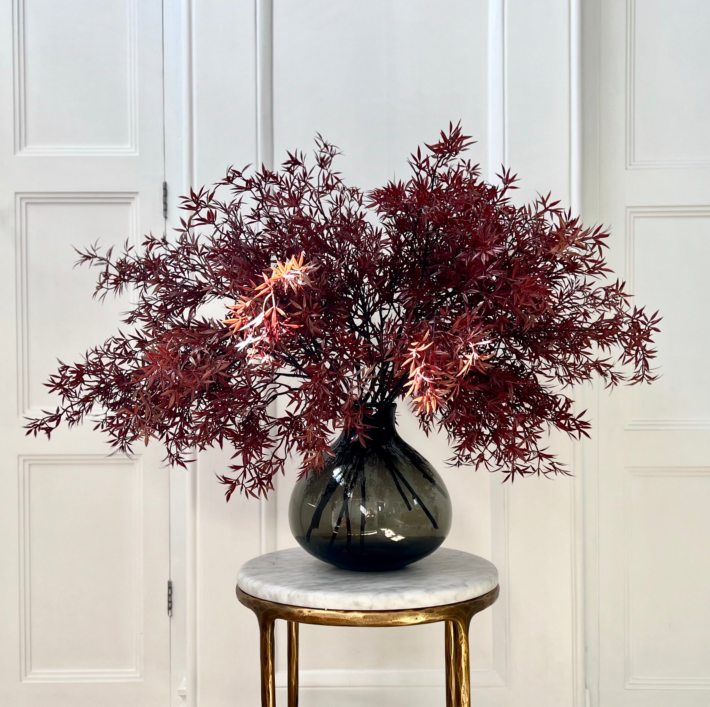 Wholesale Artificial Flowers High Quality Faux Silk Flowers for Wholesale and Trade Artificial Burgundy Acer Branch in bulk