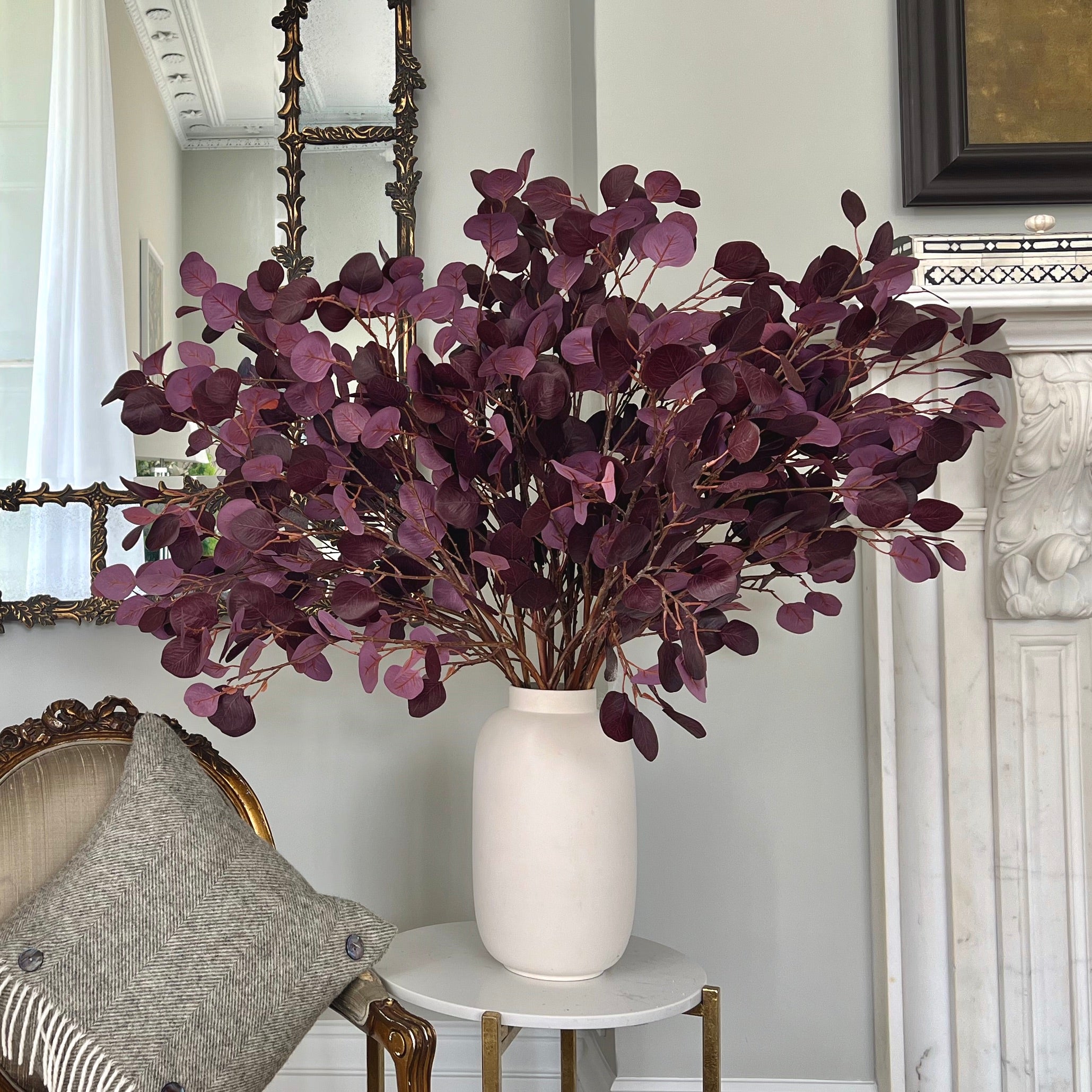 Wholesale Artificial Flowers High Quality Faux Silk Flowers for Wholesale and Trade Artificial Burgundy Leaf Branch in bulk