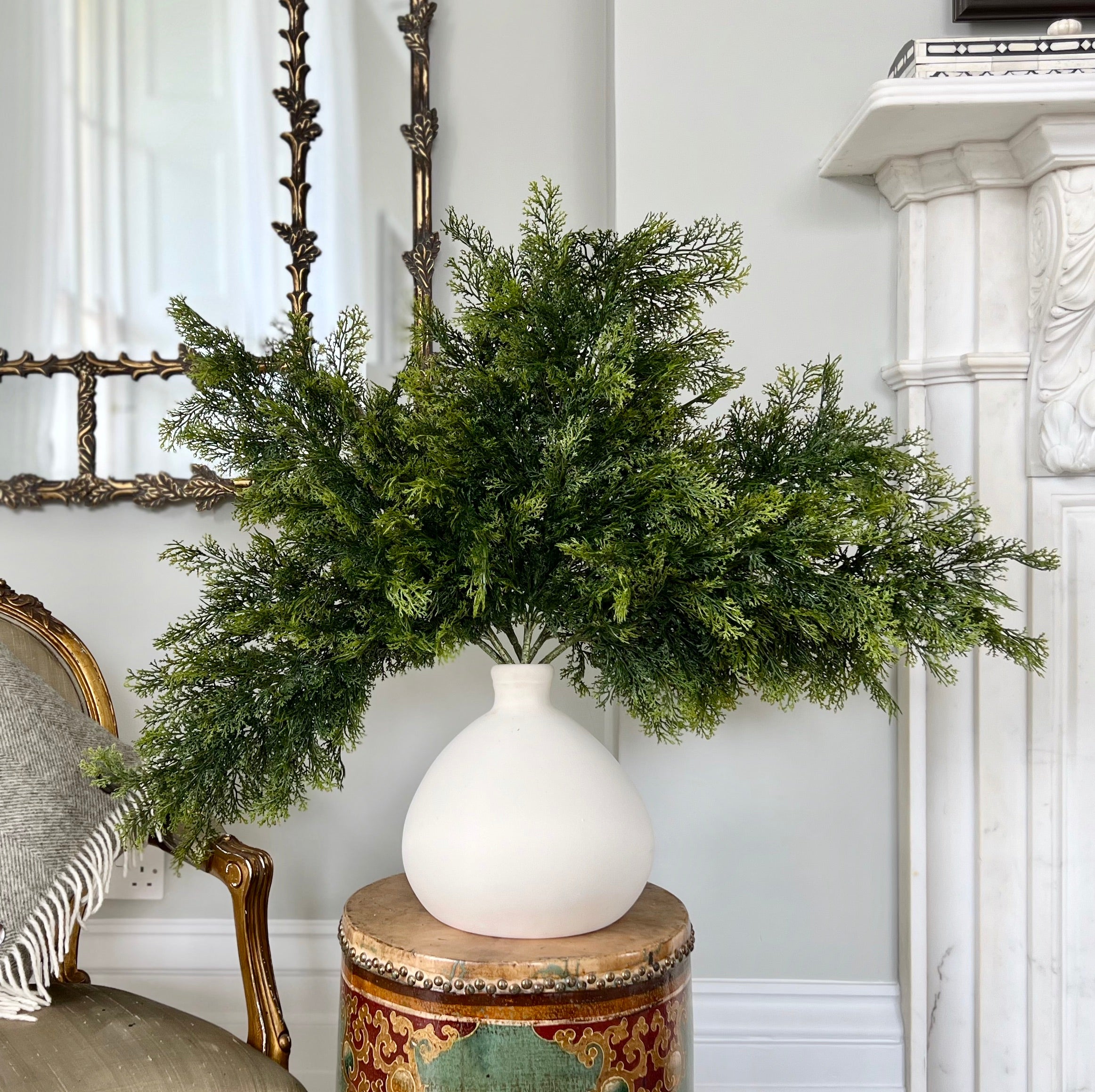 Wholesale Artificial Flowers High Quality Faux Silk Flowers for Wholesale and Trade Artificial Cypress Bush in bulk