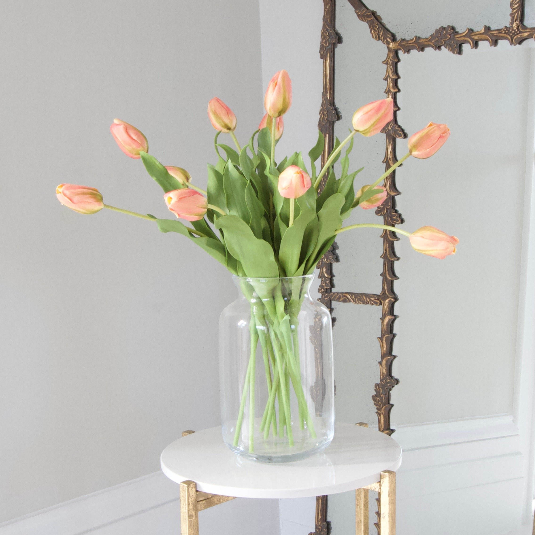 Wholesale Artificial Flowers High Quality Faux Silk Flowers for Wholesale and Trade Artificial Orange Tulip in bulk