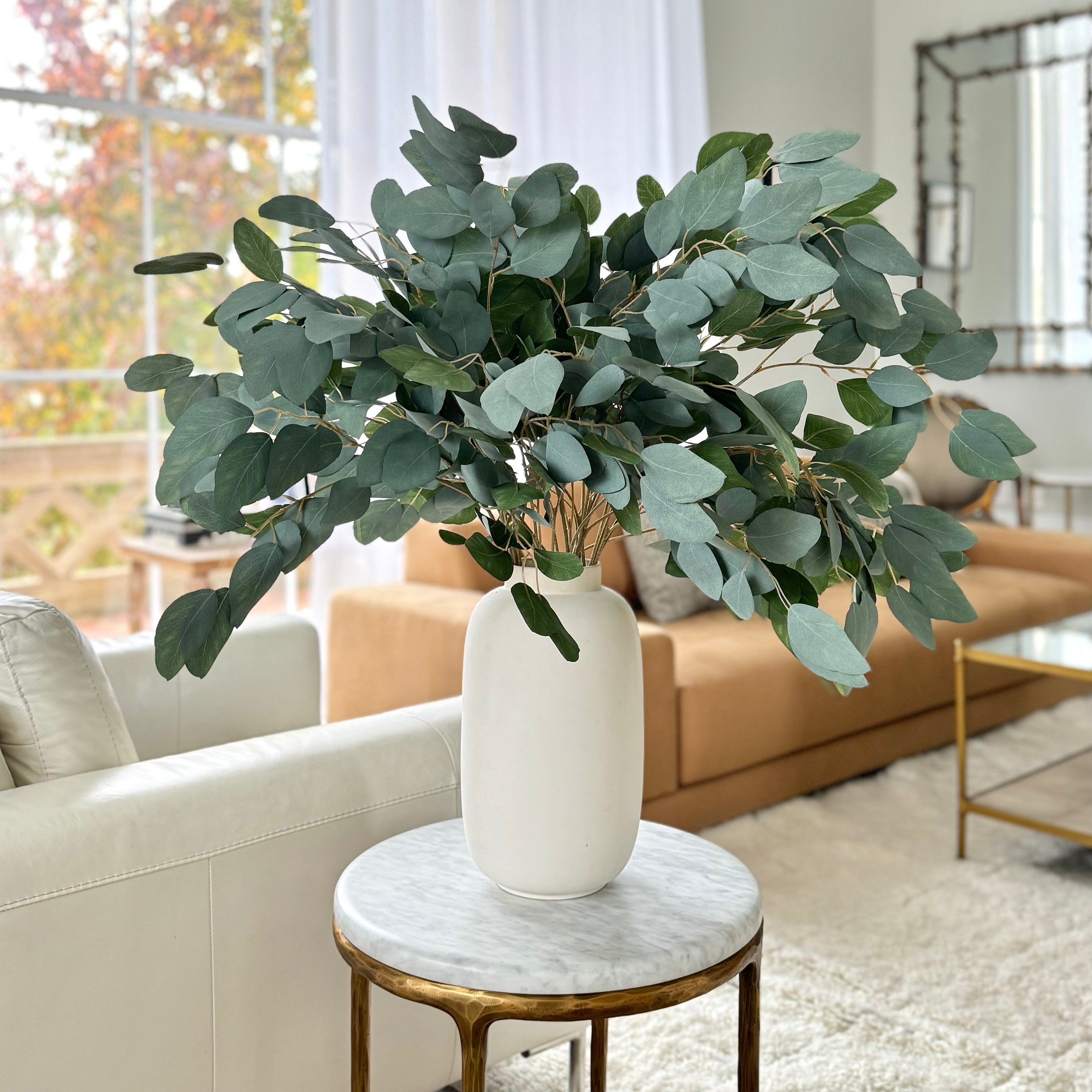 Wholesale Artificial Flowers High Quality Faux Silk Flowers for Wholesale and Trade Artificial Tall Eucalyptus Spray in bulk