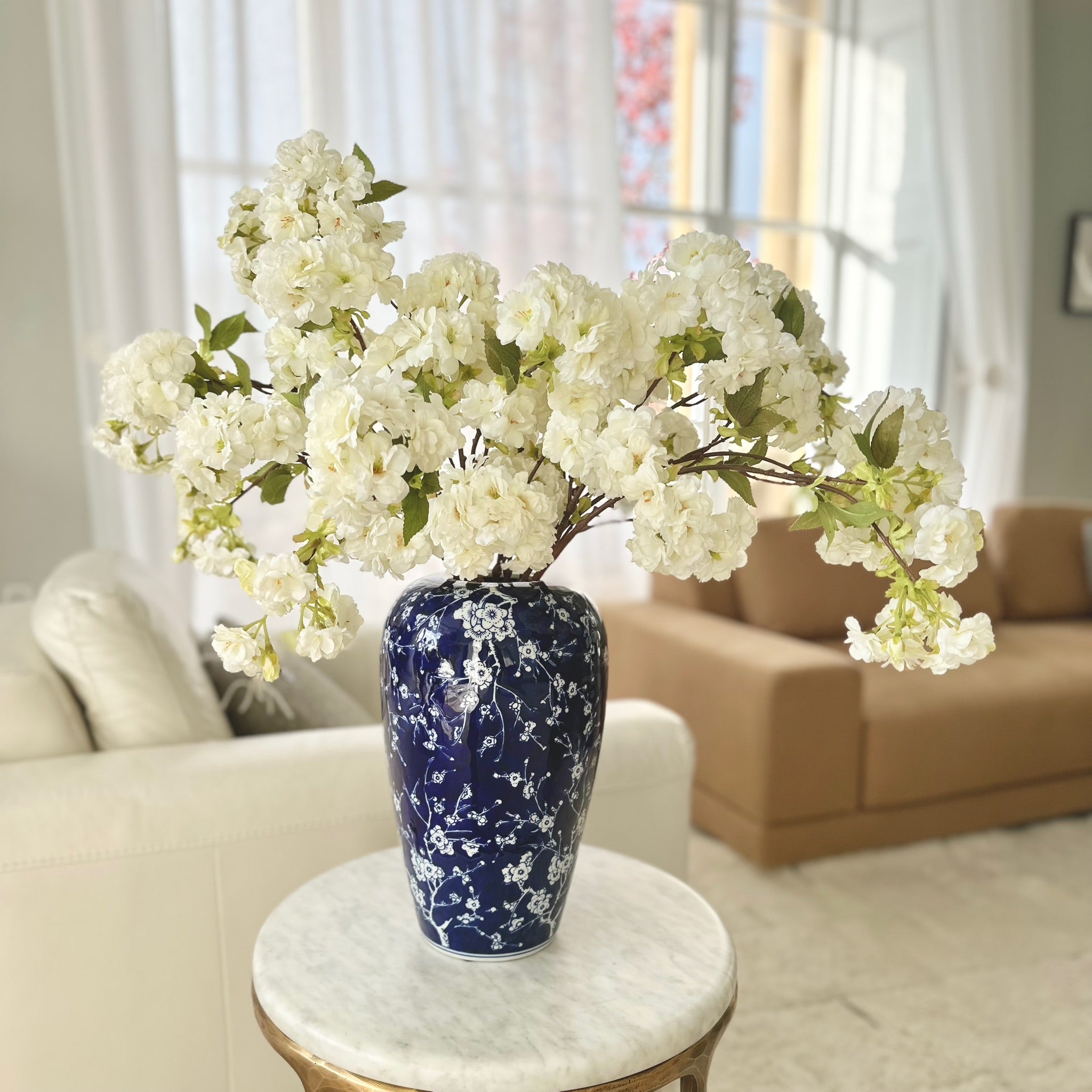 Wholesale Artificial Flowers High Quality Faux Silk Flowers for Wholesale and Trade Artificial White Cherry Blossom in bulk