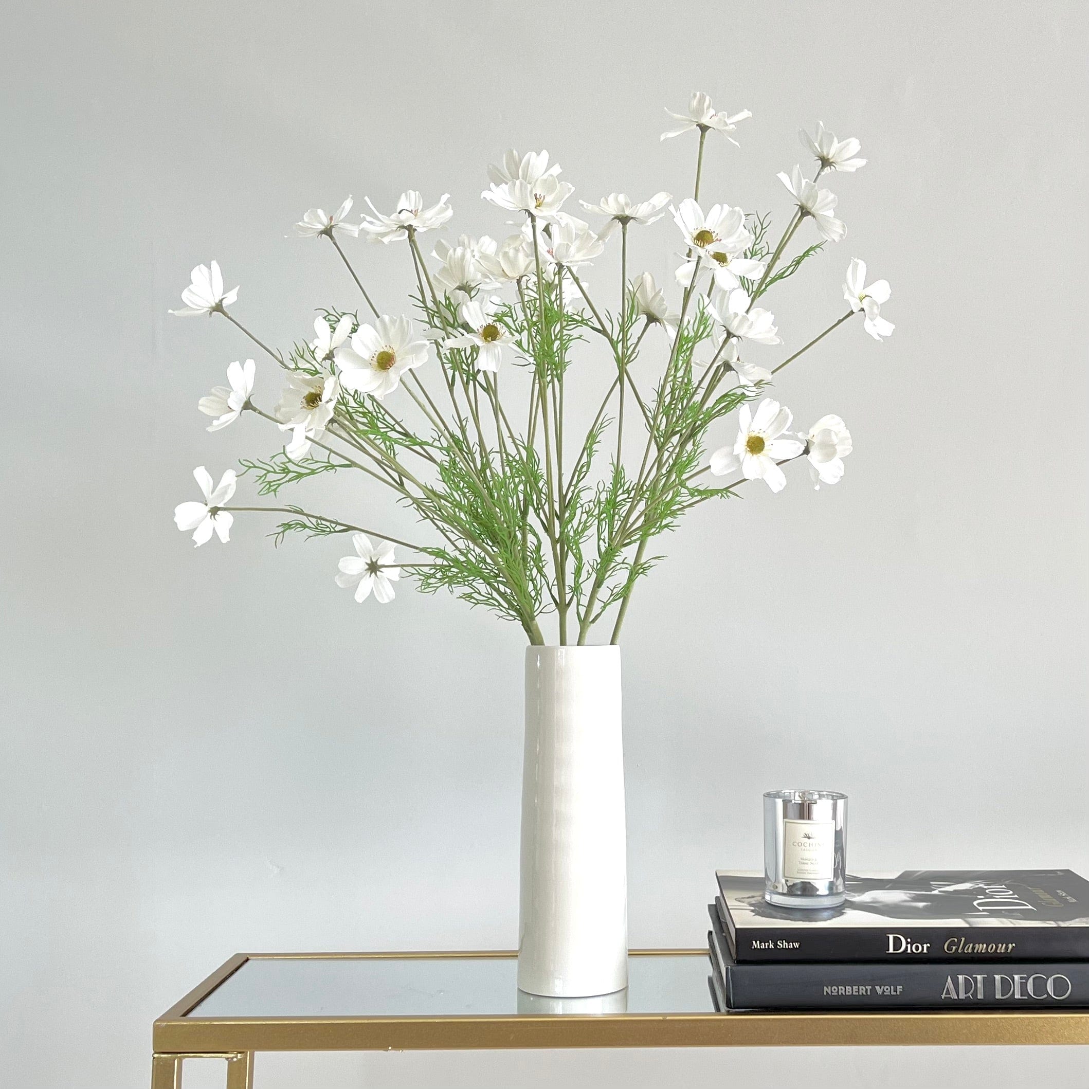 Wholesale Artificial Flowers High Quality Faux Silk Flowers for Wholesale and Trade Artificial White Cosmos in bulk