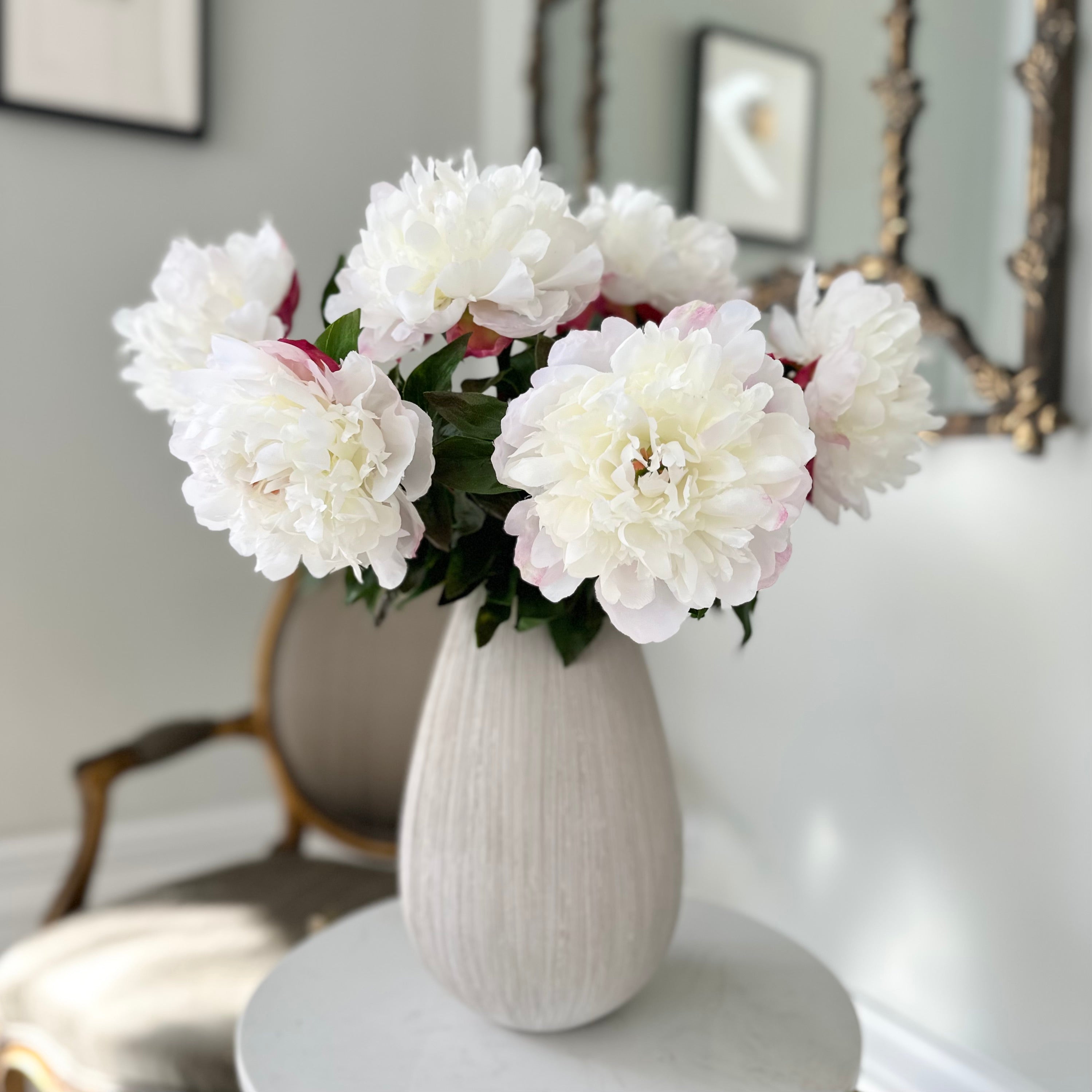 Wholesale Artificial Flowers High Quality Faux Silk Flowers for Wholesale and Trade Artificial White Extra Large Peony in bulk