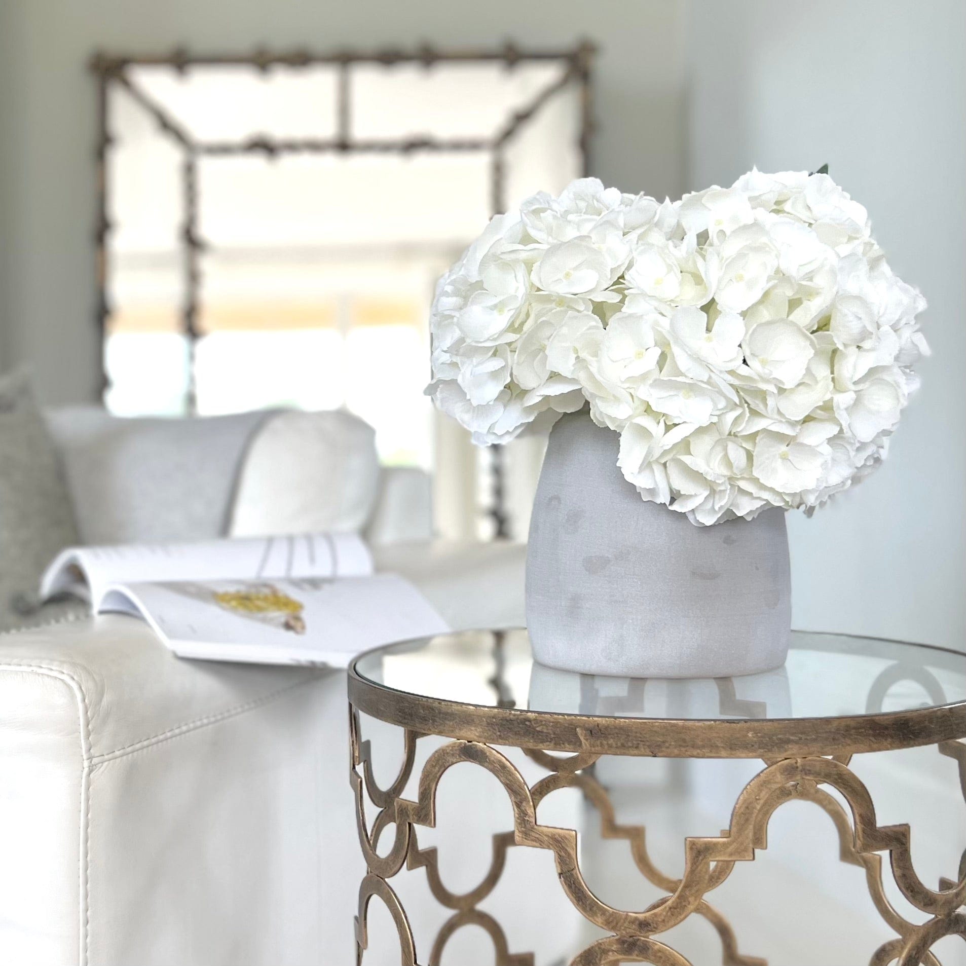 Wholesale Artificial Flowers High Quality Faux Silk Flowers for Wholesale and Trade Artificial White Hydrangea in bulk