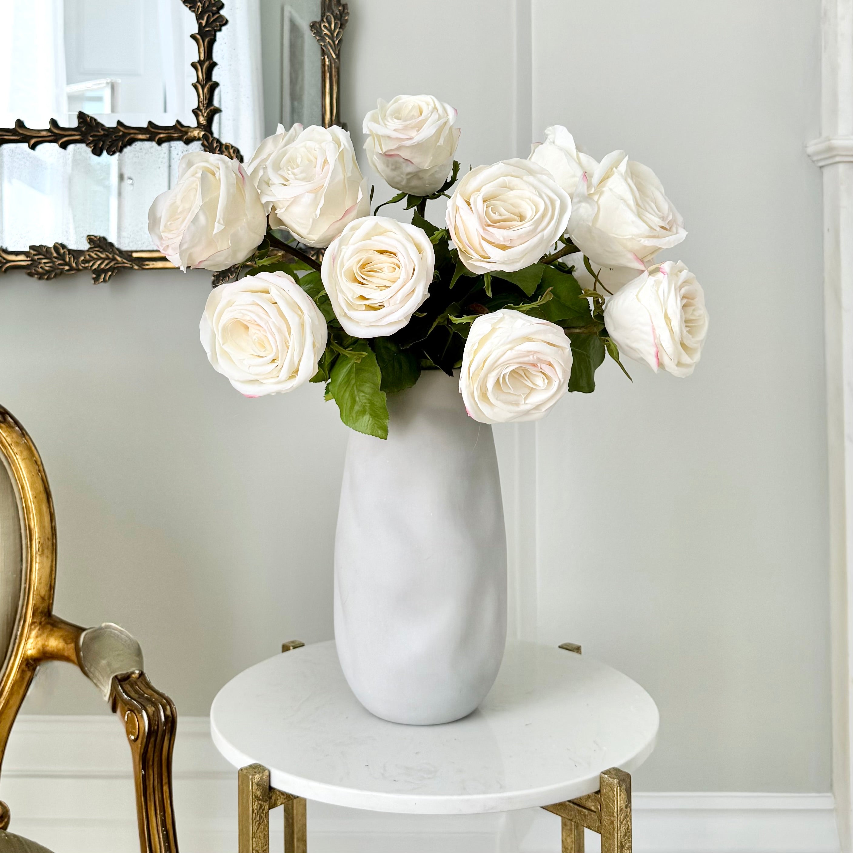 Wholesale Artificial Flowers High Quality Faux Silk Flowers for Wholesale and Trade Artificial White Large Rose in bulk