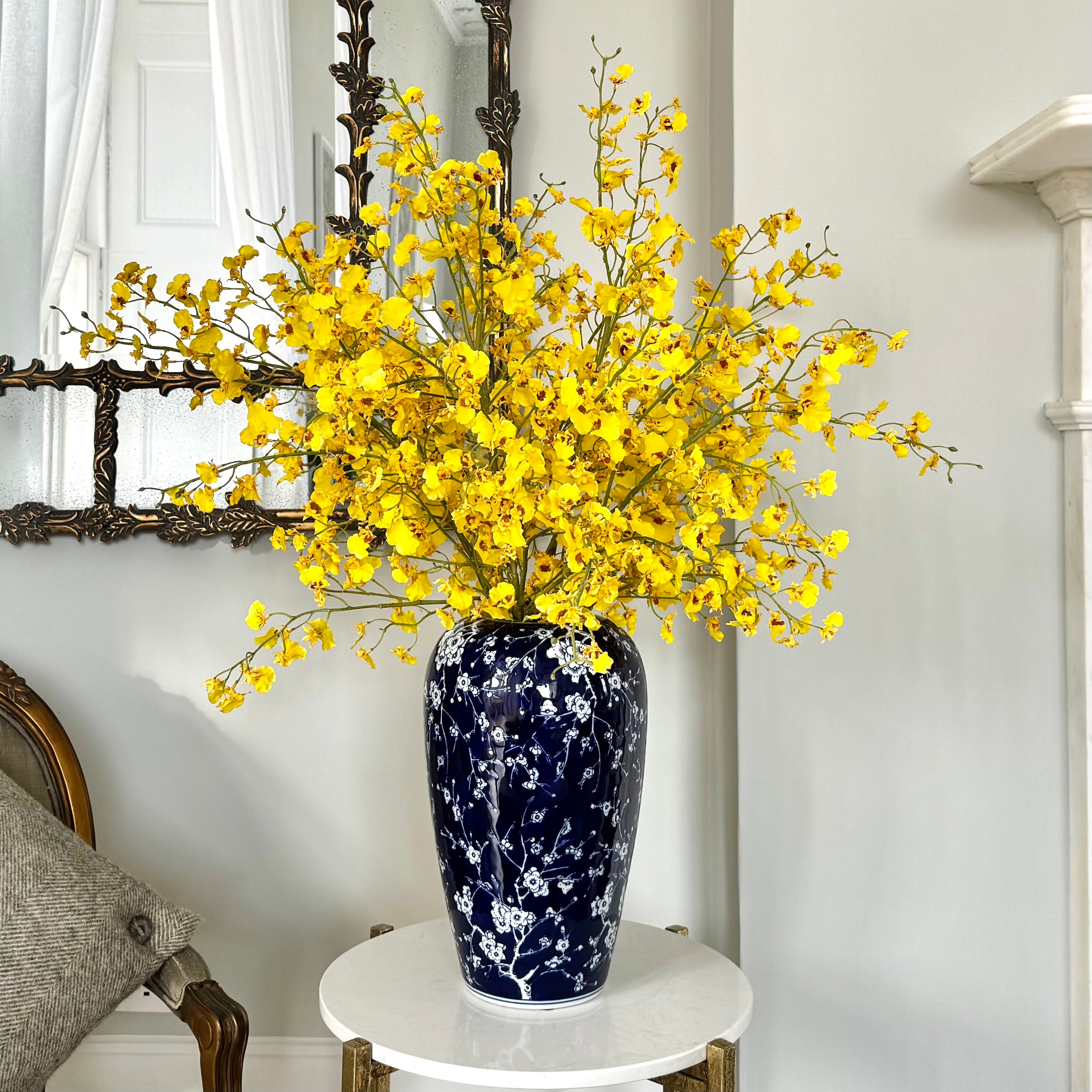 Wholesale Artificial Flowers High Quality Faux Silk Flowers for Wholesale and Trade Artificial Yellow Oncidium Orchid in bulk