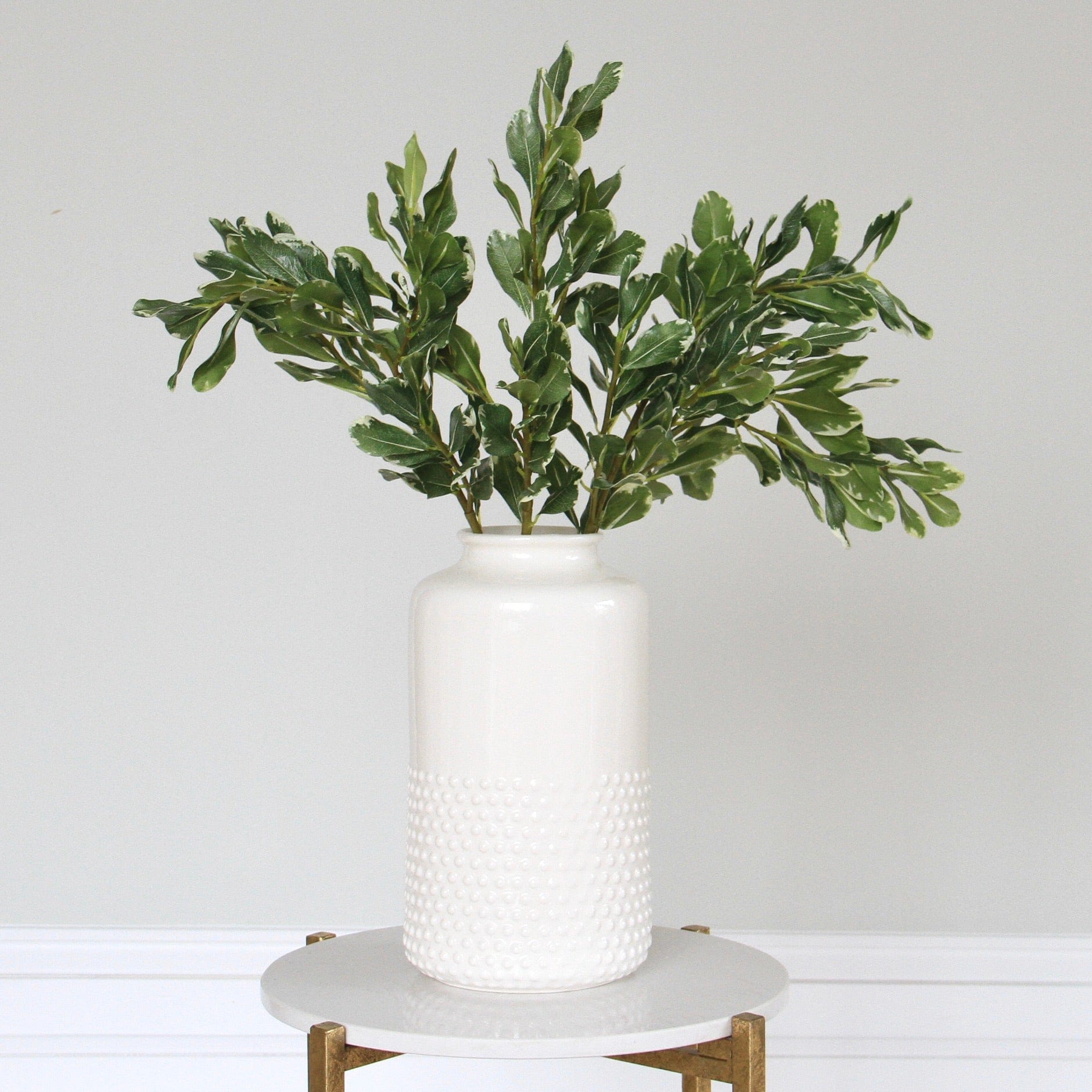 artificial flowers luxury faux silk green pittosporum leaf lifelike realistic faux flowers buy online from Amaranthine Blooms UK
