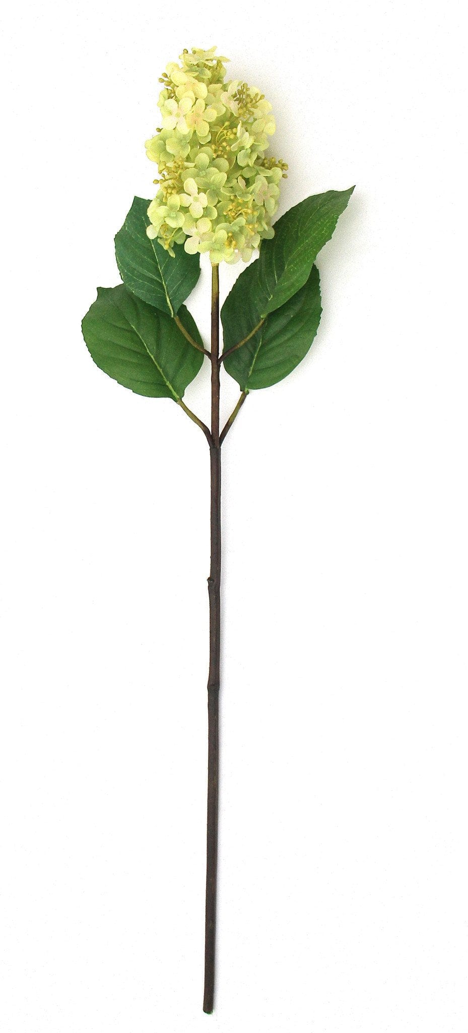 artificial flowers luxury green paniculata hydrangea lifelike realistic faux flowers buy online from Amaranthine Blooms UK