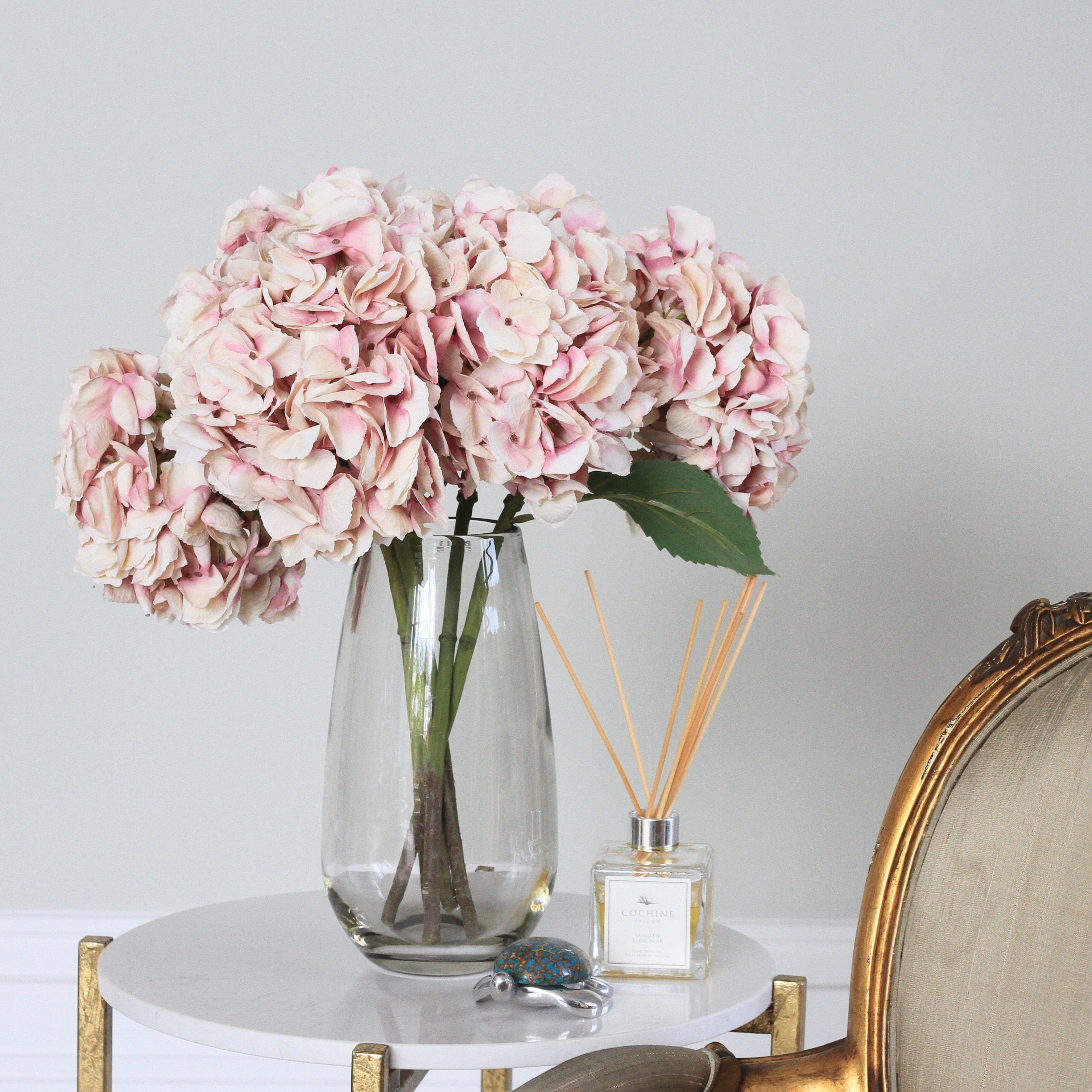 Wholesale Artificial Flowers High Quality Faux Silk Flowers for Wholesale and Trade Artificial Dusky Pink Hydrangea in bulk