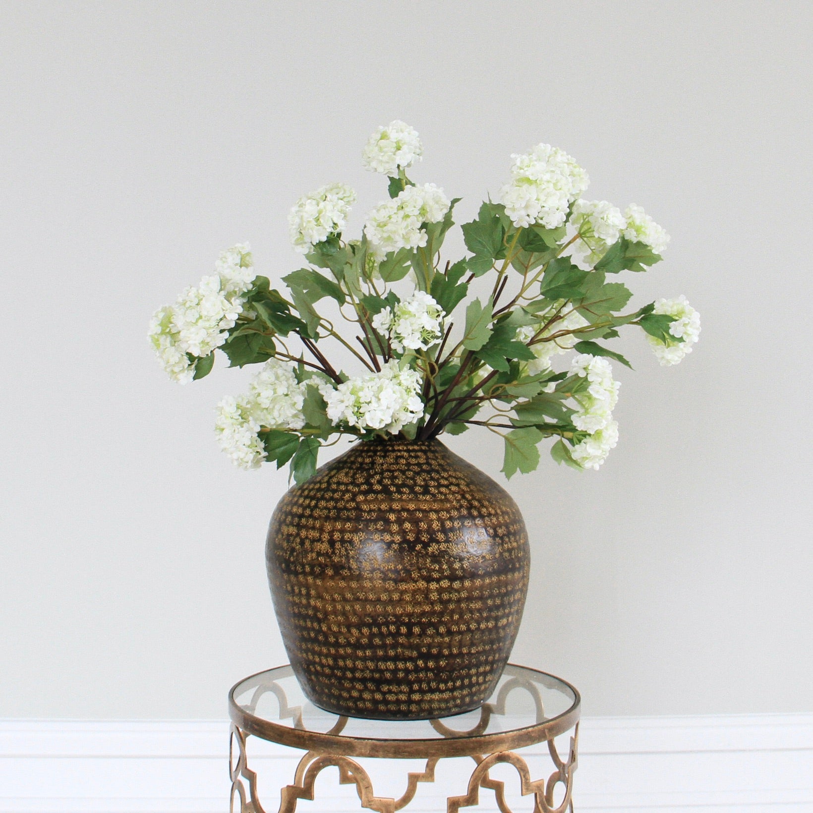 Wholesale Artificial Flowers High Quality Faux Silk Flowers for Wholesale and Trade Artificial White Viburnum in bulk
