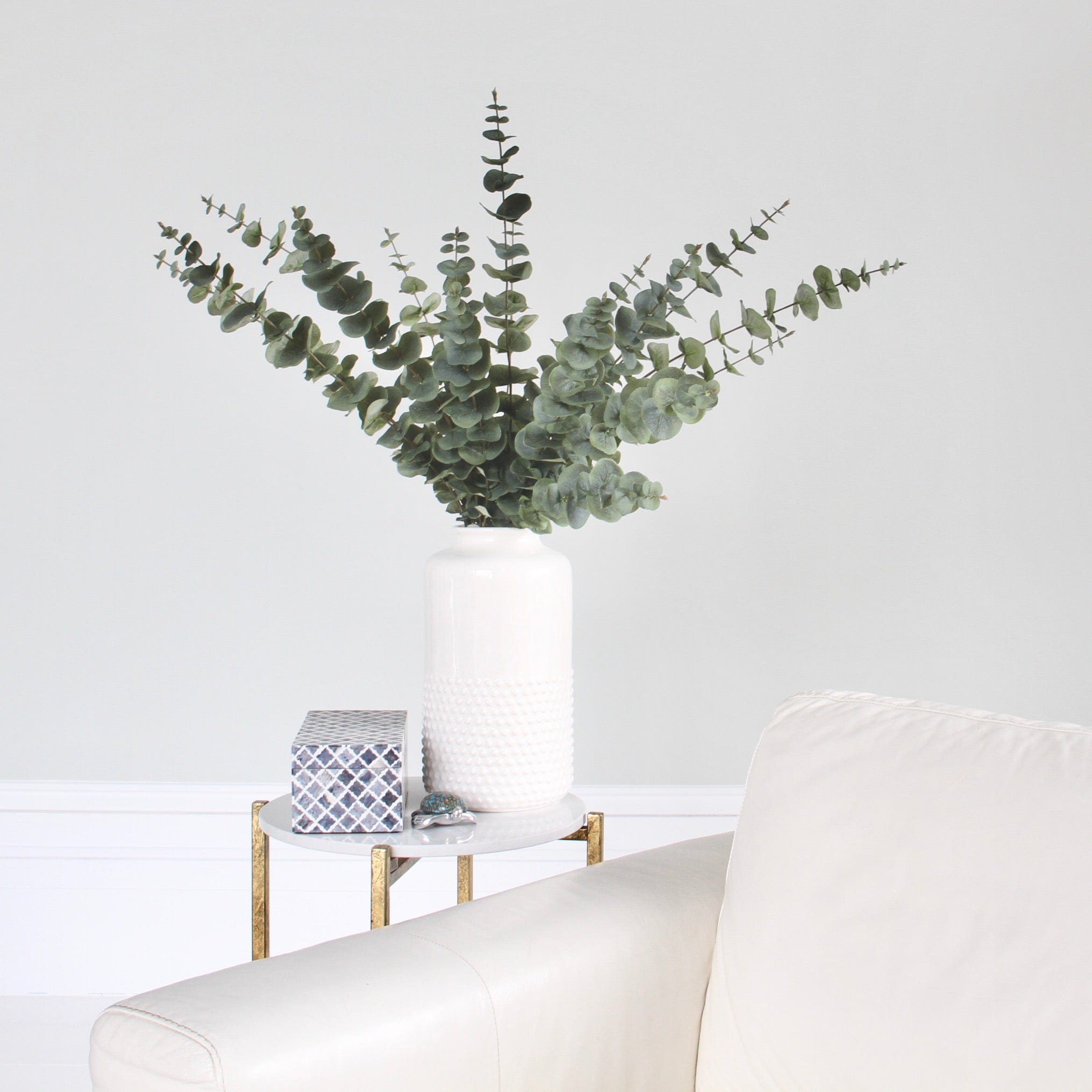 artificial flowers luxury faux silk green eucalyptus lifelike realistic faux flowers buy online from Amaranthine Blooms UK