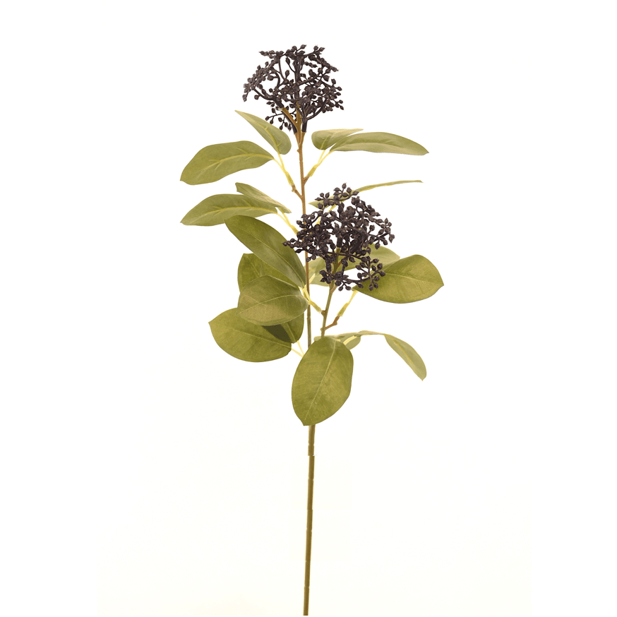 artificial flower bouquet black seed head luxury silk flowers