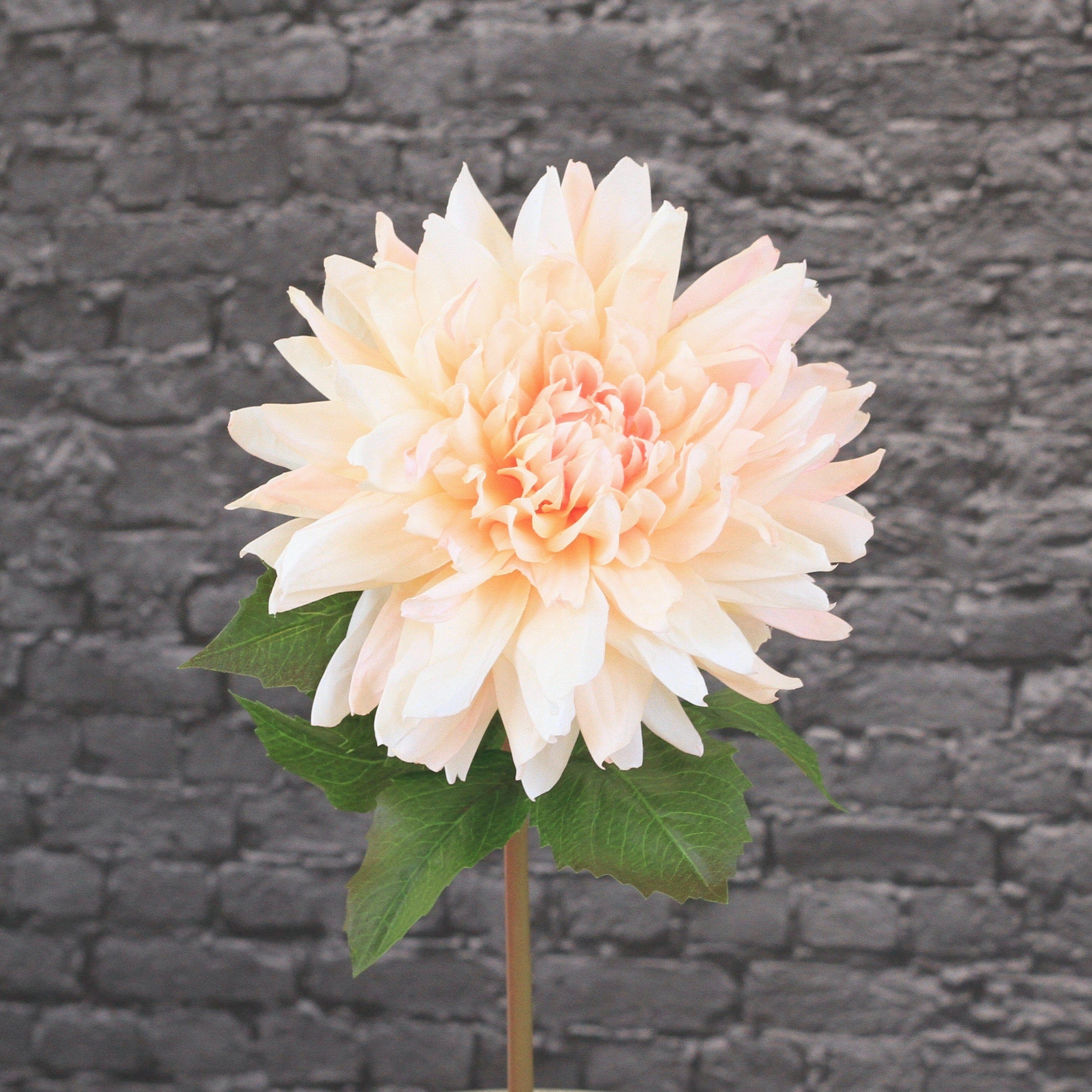 artificial flower bouquet pink dahila luxury silk flowers