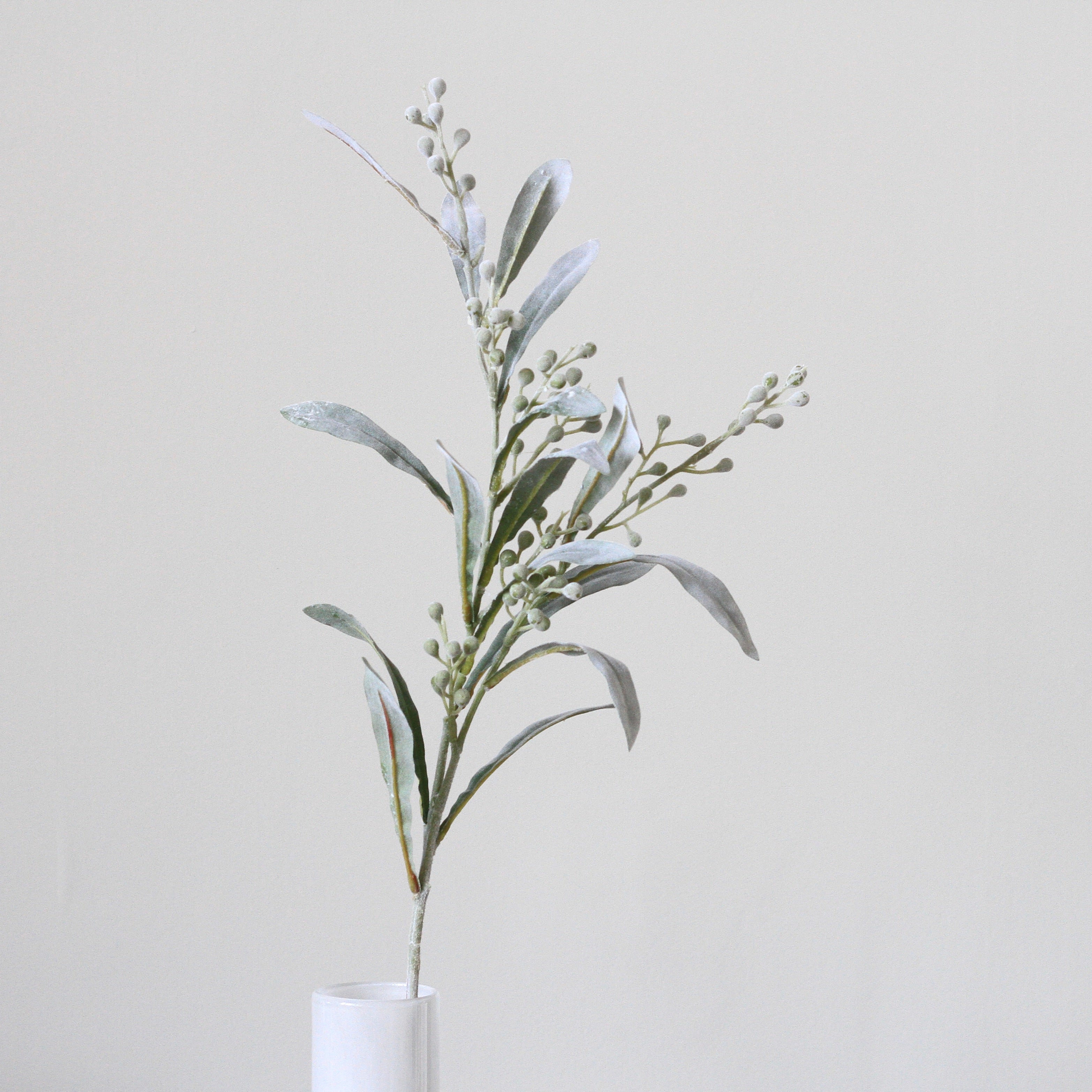 artificial flowers luxury faux silk silver grey berry spray branch plant lifelike realistic faux flowers buy online from Amaranthine Blooms UK 2