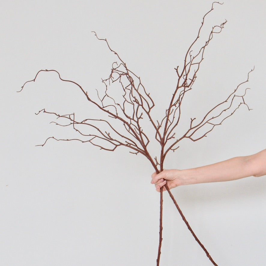artificial foliage brown willow branch luxury silk flowers lifelike realistic faux flowers buy online Amaranthine BLooms UK ABX9623BR