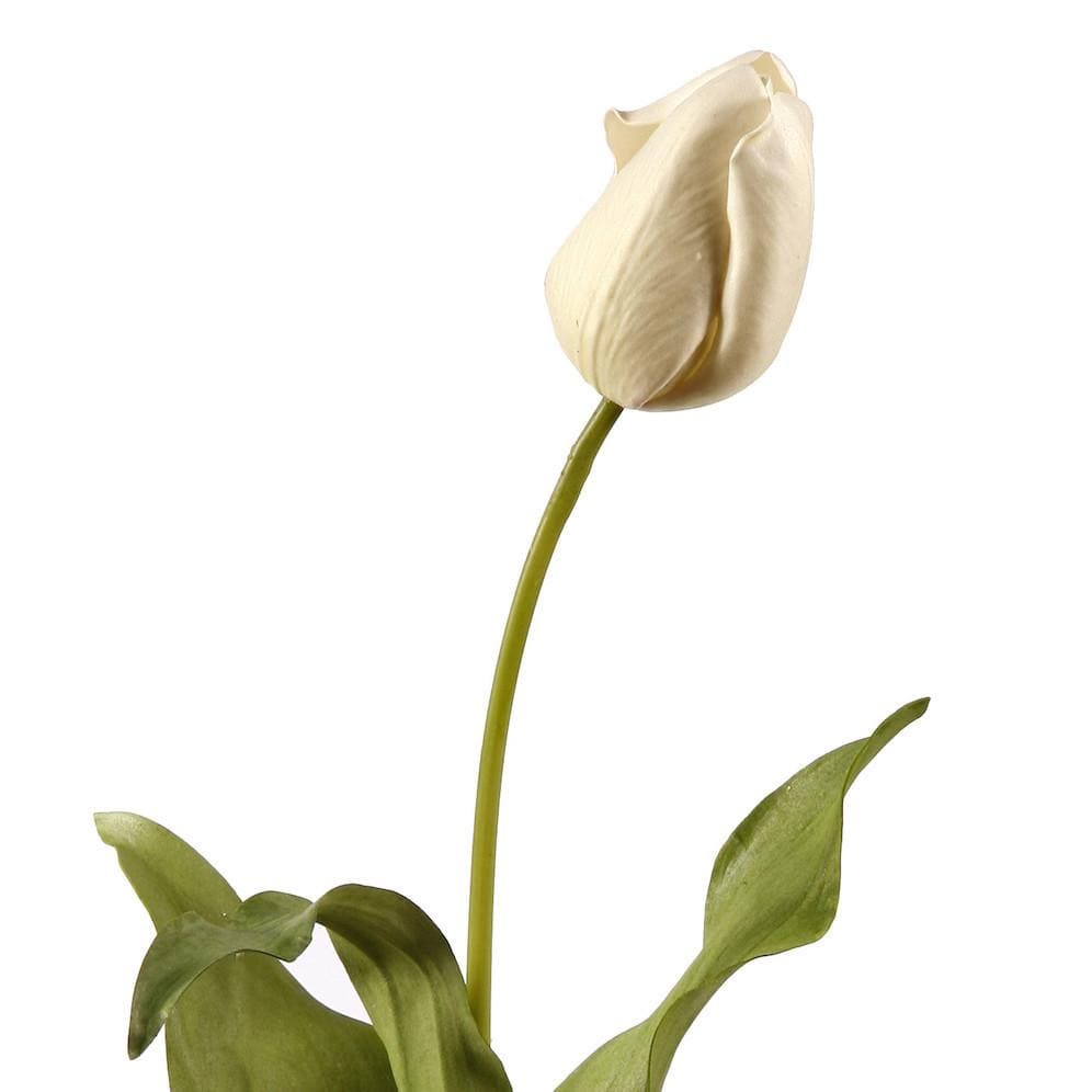 this luxury lifelike and realistic artificial white tulip silk flower is available from Amaranthine Blooms in Hong Kong and UK