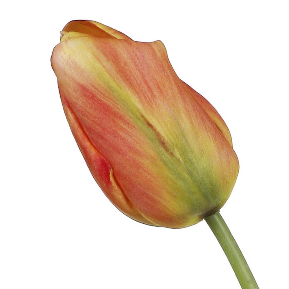 this luxury lifelike and realistic artificial orange tulip silk flower is available from Amaranthine Blooms in Hong Kong and UK