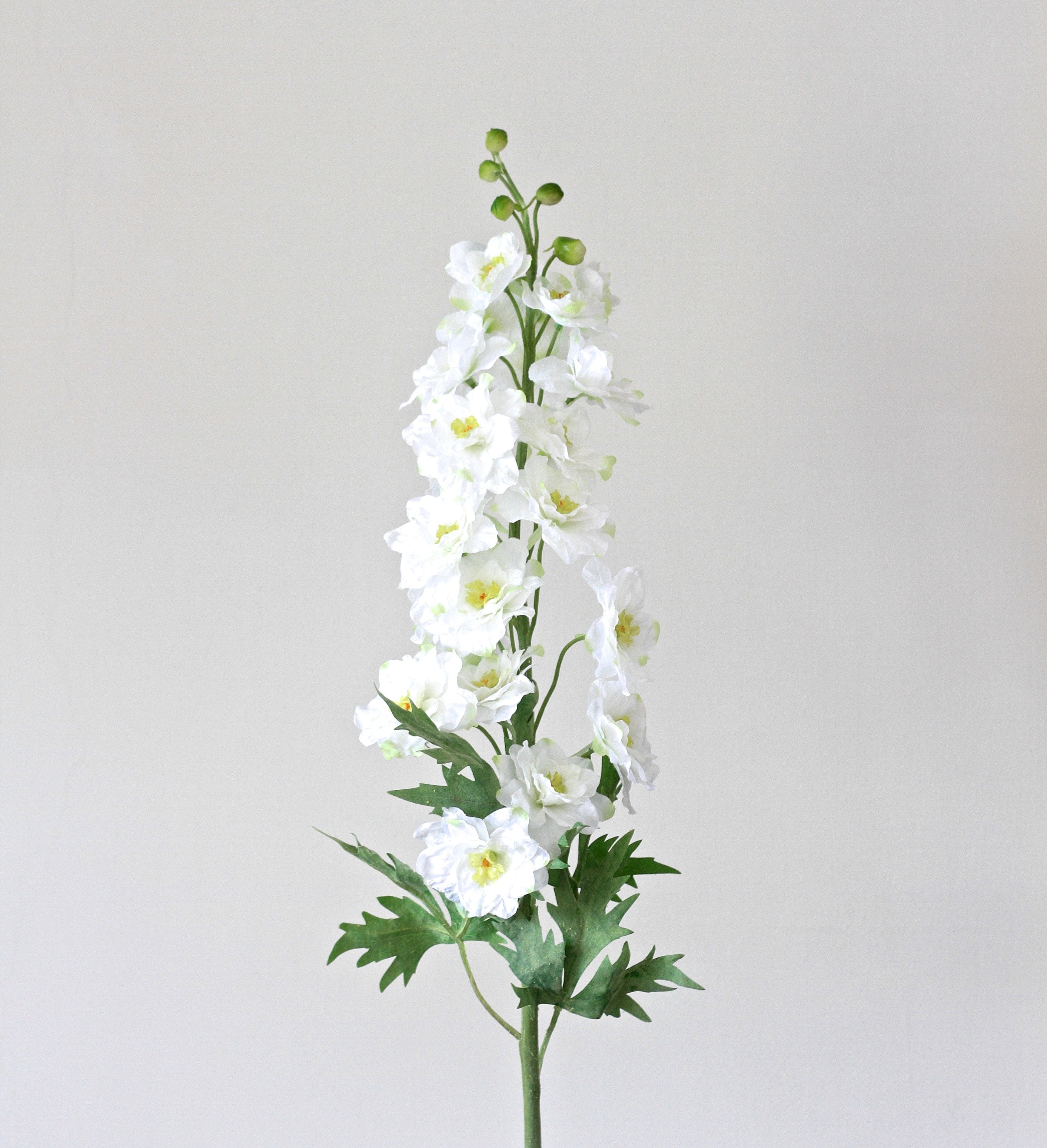 Artificial White Tall Delphinium Sample